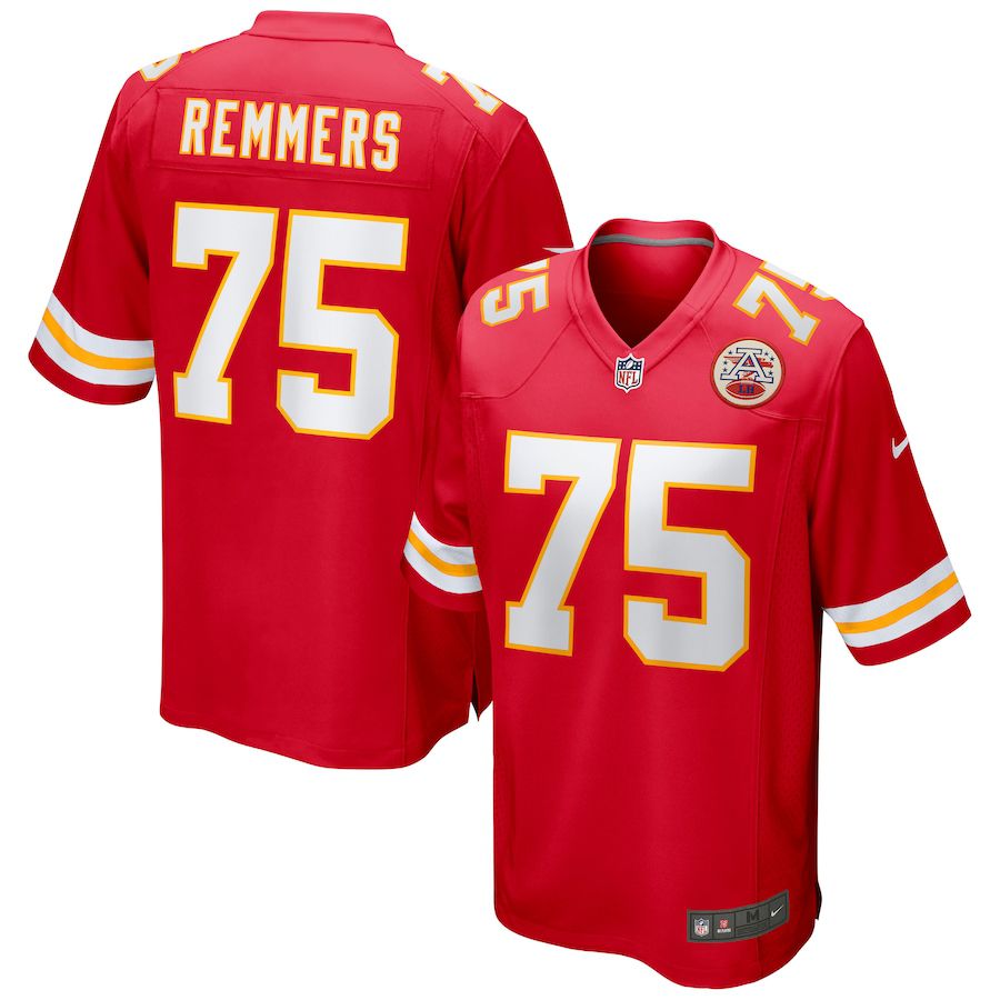 Men Kansas City Chiefs #75 Mike Remmers Nike Red Game NFL Jersey->kansas city chiefs->NFL Jersey